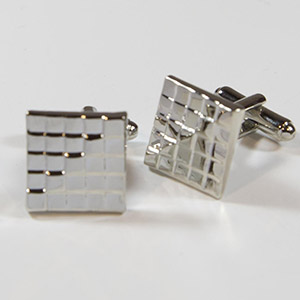 Gemelli Cufflinks Quadro Spiovente  100% Ottone